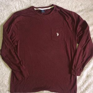 POLO long sleeve pocket tee XL